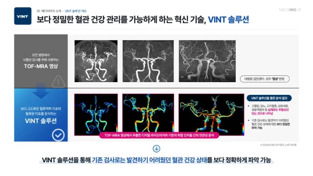 메디이미지 VINT 솔루션 IR 슬라이드